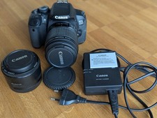 Canon EOS 650 d with two lenses