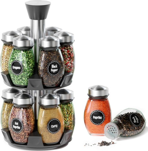 Revolving spice rack - revolving, organizer