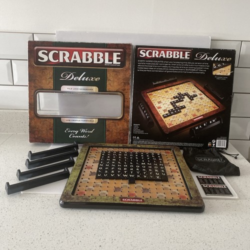 Scrabble deluxe board - deluxe,