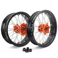 Supermoto 17"x3.5"/5.0" Spoked