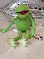 Disney Store The Muppets 16" Kermit the Frog Stuffed Animal Soft Toy Plush BNWT