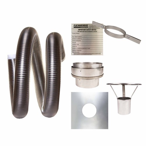 Flexible flue chimney - flexible,