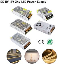 DC Switching Power Supply 1-60A 5V/12V/24V LED Transformer Power Supply 12V AC Adapter Driver