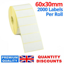 Thermal Labels in 60x30mm Address Rolls Compatible With Various Printers