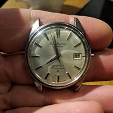 Vintage SEIKO Sportsman Calendar Diashock 17 Jewels Watch Men Manual  