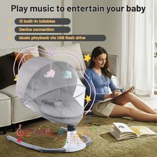Electric Baby Swing Newborn to