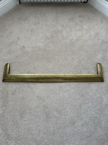 Vintage brass fireplace fire - brass,