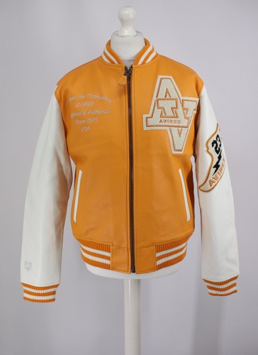 Avirex mens varsity - varsity, leather