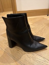 Mango Pointed-toe Ankle Boots