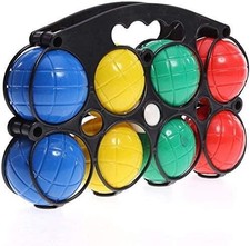 8 Piece Boules Set Colourful