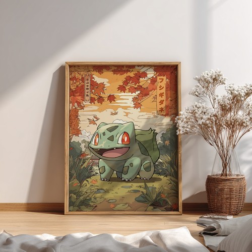 Bulbasaur pokemon poster - bulbasaur,