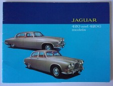 JAGUAR 420 & 420G orig 1968 UK