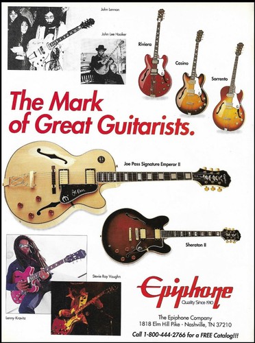 Stevie ray vaughan - ray, epiphone