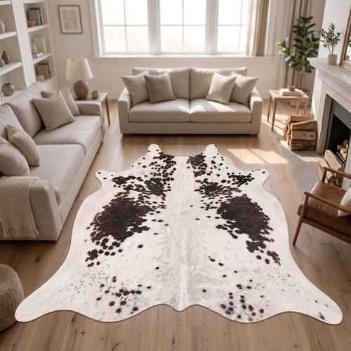 Large natural cowhide - large, rug