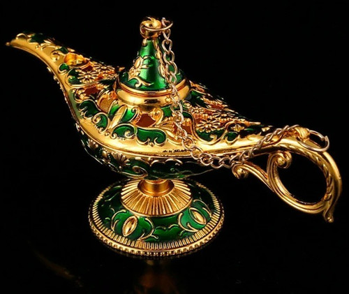 Vintage aladdin lamp ornament - aladdin,