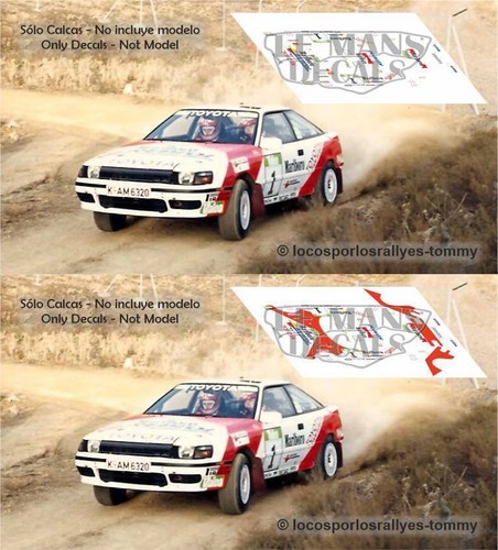 Decals toyota celica st165 - decals,