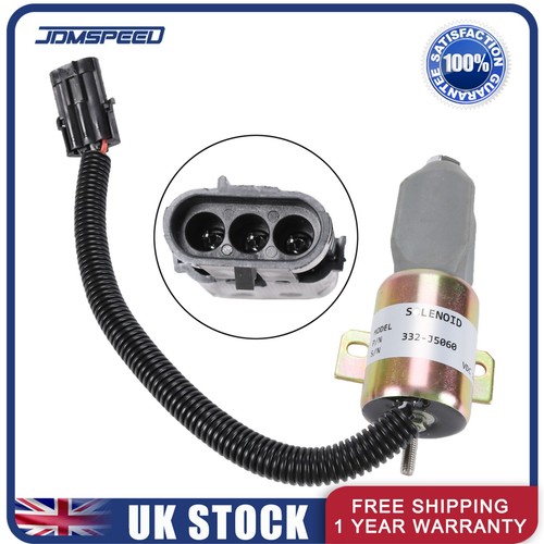Fuel shutoff solenoid for jcb - fuel,