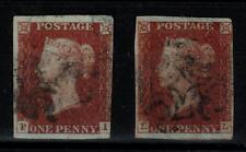 QV 1d Red Brown Imperforate