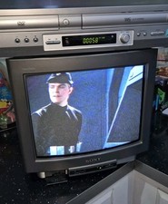 Sony Trinitron 14-inch KV-M1420U CRT TV Television Vintage Retro Gaming Working