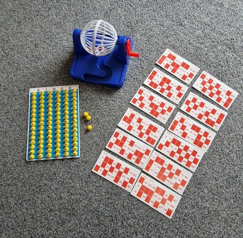 Vintage retro bingo lotto game - vintage,