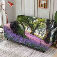 Sky Scallion Ginger Stretch Sofa Cover Lounge Couch Slipcover Recliner Protector