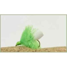 Foam Ass Blobs, 6 Pack Lime Foam Ass, Trout flies, Size 10, Fishing Flies, FAB