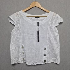 Luca Vanucci Linen Top Womens