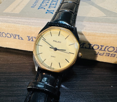 Poljot quartz watch ultra - quartz, ultra-slim
