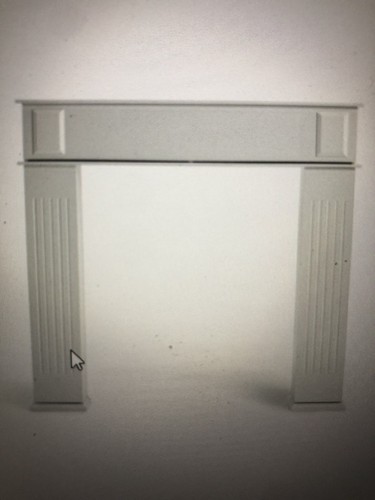 Habitat white wood fire