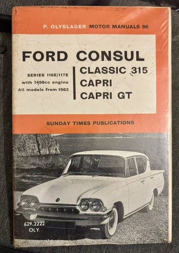 Handbook for the ford consul - handbook,