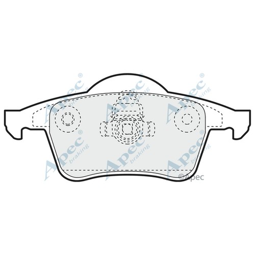 Brake pads set - for, v70