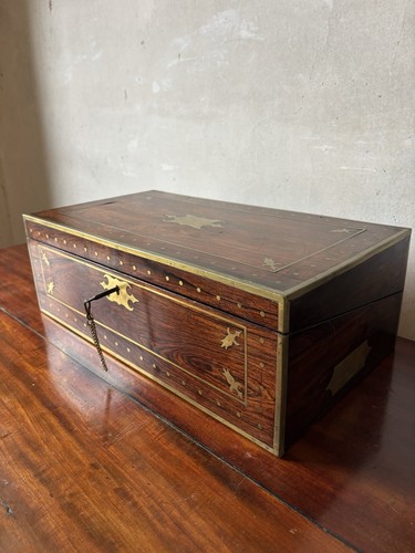 Georgian rosewood writing box - georgian,