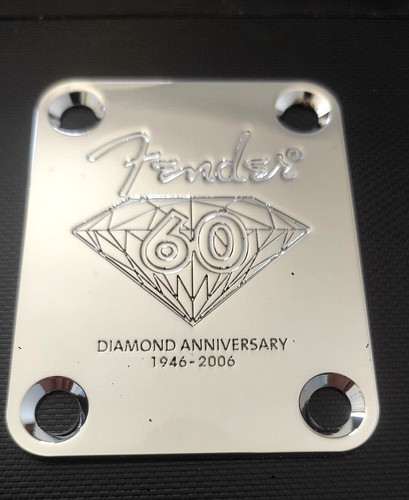 Neck plate fender 60th diamond - fender,