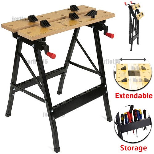 Foldable wooden workbench - foldable,