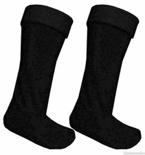 Ladies Fleece Wellie Wellington Socks Boot Liners Welly Dry Warmers Warm UK 4-7
