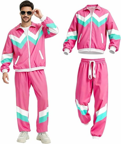 Men 80s costume tracksuit - 80s,