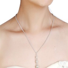 Bride Crystal Pearl Pendant