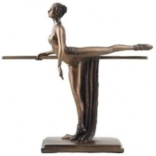 Ballet Figurine Sculpture Art Deco Style Cold Cast Bronze Ballerina