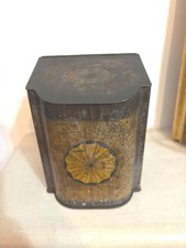 Antique Tin Tea Caddy From The