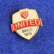 Manchester United Supporters Club “UNITED Since 1878” Pin Badge MUFC-Red Devils 
