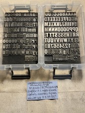 48 POINT S&B GROTESQUE 9 COMPLETE A-Z UPPER & LOWERCASE LETTERPRESS PRINT TYPE
