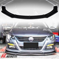 For VW Passat B6 3C Front Spoiler Lip Front Bumper Lip Body Kit Splitter Valance