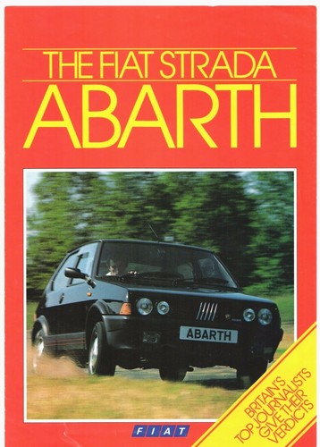 Fiat strada abarth 130 - abarth,