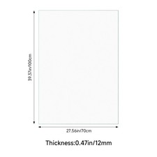 12mm Toughened Glass Clear
