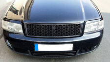 Audi-A6 C5 4B RS Style Badgeless Euro Front Sport Hex Mesh Grill S Line RS6 01-4