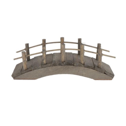 Wooden garden bridge - wooden, dollhouse