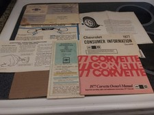 1977 ORIGINAL CORVETTE OWNERS