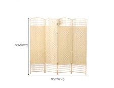 White panel wicker - panel, folding