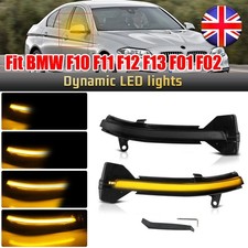2x Fit BMW F10 F11 F12 F13 F01 F02 Amber Dynamic LED Wing Mirror Indicator Light