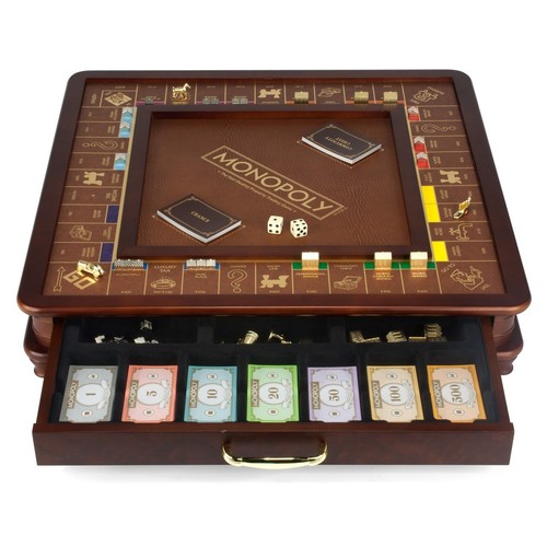 Monopoly luxury wooden edition - luxury,